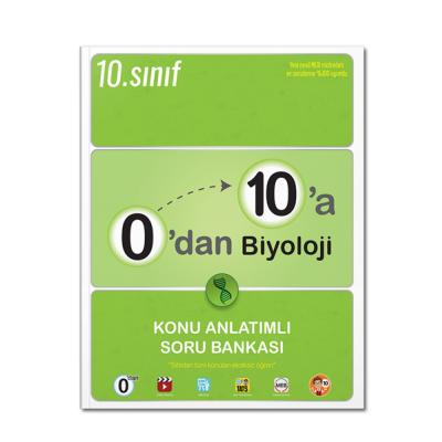 Tonguç Akademi 10. Sınıf 0 dan 10 a Biyoloji Konu Anlatımlı Soru Bankası
