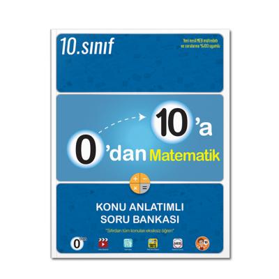 Tonguç Akademi 10. Sınıf 0 dan 10 a Matematik Konu Anlatımlı Soru Bankası