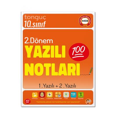 Tonguç Akademi 10. Sınıf Tüm Dersler 2. Dönem 1. Yazılı ve 2. Yazılı Notları