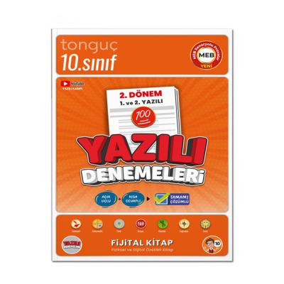 Tonguç Akademi 10. Sınıf Yazılı Denemeleri 2. Dönem 1 ve 2. Yazılı
