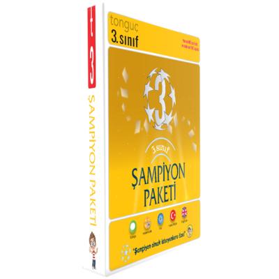 Tonguç Akademi 3. Sınıf Tüm Dersler Şampiyon Paketi Set