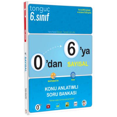 Tonguç Akademi 6. Sınıf 0 dan 6 ya Sayısal Konu Anlatımlı Soru Bankası