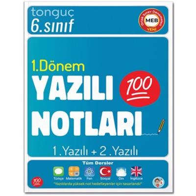 Tonguç Akademi 6. Sınıf Tüm Dersler 1. Dönem 1. Yazılı ve 2. Yazılı Notları