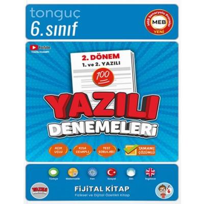 Tonguç Akademi 6. Sınıf Yazılı Denemeleri 2. Dönem 1 ve 2. Yazılı