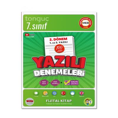 Tonguç Akademi 7. Sınıf Yazılı Denemeleri 2. Dönem 1 ve 2. Yazılı