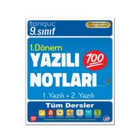 Tonguç Akademi 9. Sınıf 2025 Yazılı Notları 1. Dönem 1 ve 2. Yazılı