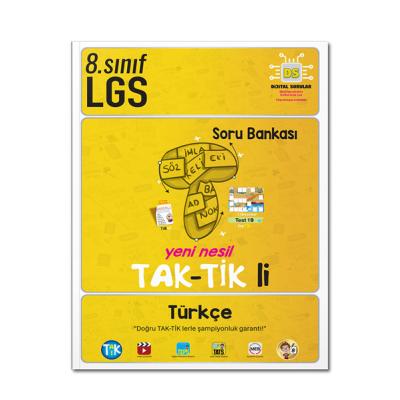 Tonguç Akademi LGS 8. Sınıf Türkçe Taktikli Soru Bankası