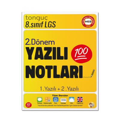 Tonguç Akademi LGS 8. Sınıf Yazılı Notları 2. Dönem 1. ve 2. Yazılı
