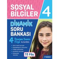 Tudem Yayınları 4. Sınıf Sosyal Bilgiler Dinamik Soru Bankası