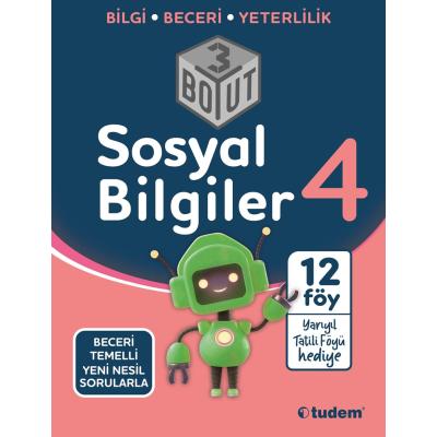 Tudem Yayınları 4. Sınıf Sosyal Bilgiler 3 Boyut