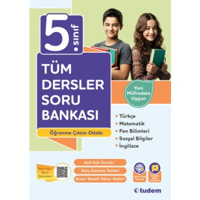 Tudem Yayınları 5. Sınıf Tüm Dersler Soru Bankası