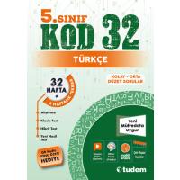 Tudem Yayınları 5. Sınıf Türkçe KOD 32 Hafta