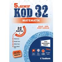 Tudem Yayınları 5. Sınıf Matematik KOD 32 Hafta