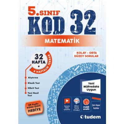 Tudem Yayınları 5. Sınıf Matematik KOD 32 Hafta
