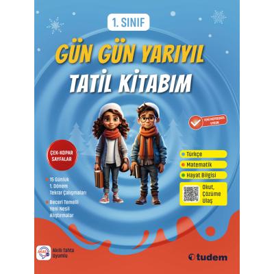 Tudem Yayınları 1. Sınıf Gün Gün Yarıyıl Tatil Kitabım