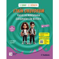 Tudem Yayınları 1. Sınıf 2. Dönem ETKİN OKUYORUM Yazım ve Noktalama Çalışmaları İle Birlikte