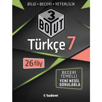 Tudem Yayınları 7. Sınıf Türkçe 3 Boyut