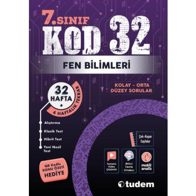 Tudem Yayınları 7. Sınıf Fen Bilimleri KOD 32