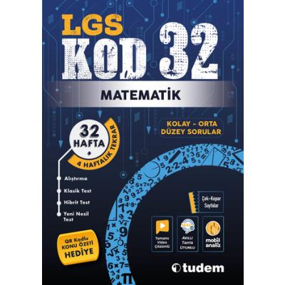 Tudem Yayınları LGS 8. Sınıf Matematik KOD 32