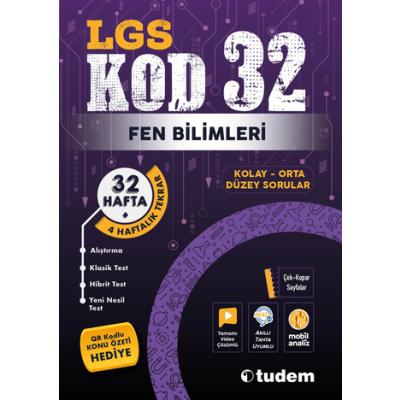 Tudem Yayınları LGS 8. Sınıf Fen Bilimleri KOD 32