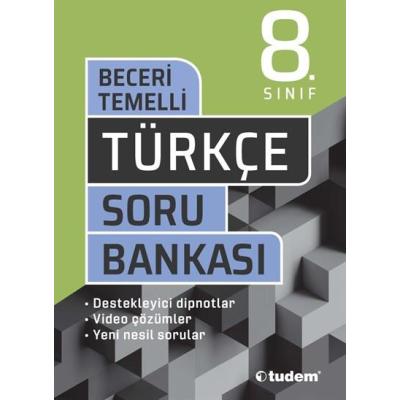 Tudem Yayınları LGS 8. Sınıf Beceri Temelli Türkçe Soru Bankası