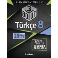 Tudem Yayınları LGS 8. Sınıf Türkçe 3 Boyut