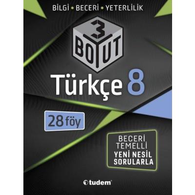 Tudem Yayınları LGS 8. Sınıf Türkçe 3 Boyut