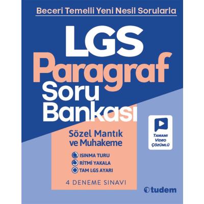 Tudem Yayınları LGS 8. Sınıf Paragraf Soru Bankası