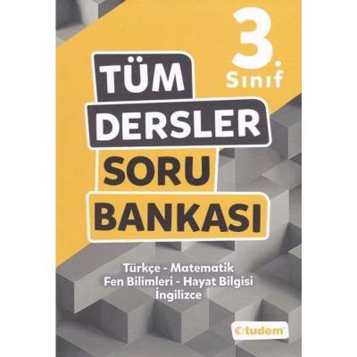Tudem Yayınları 3. Sınıf Tüm Dersler Soru Bankası