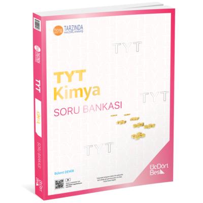 Üç Dört Beş Yayınları 2025 TYT Kimya Soru Bankası