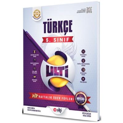 Ulti Yayınları 5. Sınıf 2025 Türkçe Haftalık Ödev Föyleri