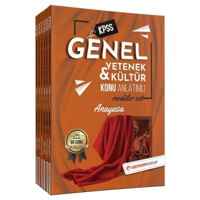 Uzman Kariyer Yayınları KPSS Genel Yetenek Genel Kültür Konu Anlatımlı Modüler Set