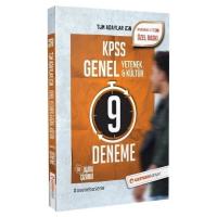 Uzman Kariyer Yayınları KPSS Genel Yetenek Genel Kültür 9 Deneme Dijital Çözümlü