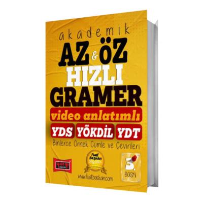 Yargı Yayınları  YDS YÖKDİL YDT Akademik Az & Öz Hızlı Gramer (Video Anlatımlı)