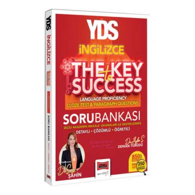 Yargı Yayınları 2025 YDS İngilizce The Key To Success Language Proficiency Cloze Test & Paragraph Questions Soru Bankası