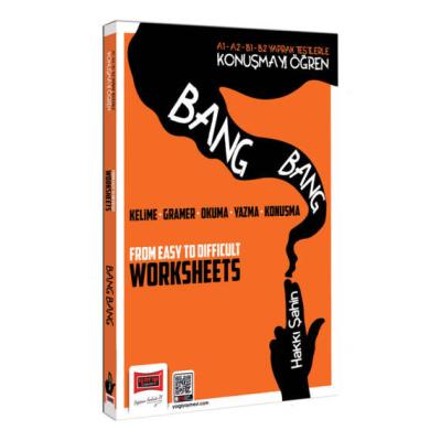 Yargı Yayınları A1 A2 B1 B2 Yaprak Testlerle Konuşmayı Öğren Bang Bang Worksheets (Hakkı Şahin)