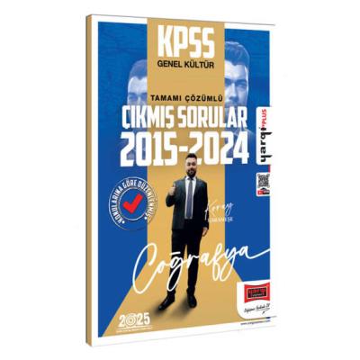 Yargı Yayınları 2025 KPSS Genel Kültür 2015-2024 Coğrafya Konularına Göre Düzenlenmiş Tamamı Çözümlü Çıkmış Sorular