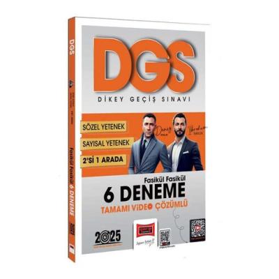 Yargı Yayınları 2025 DGS Sayısal-Sözel 2'si Bir Arada Fasikül Fasikül 6 Deneme Tamamı Video Çözümlü