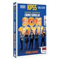 Yargı Yayınları 2025 KPSS GK-GY Tamamı Çözümlü Fasikül Fasikül Son 10 Yıl Çıkmış Sorular