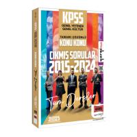 Yargı Yayınları 2025 KPSS GK-GY 2015-2024 Tamamı Çözümlü Konu Konu Çıkmış Sorular