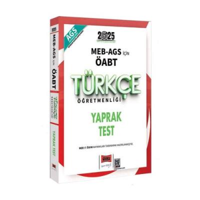 Yargı Yayınları 2025 MEB-AGS ÖABT Türkçe Öğretmenliği Yaprak Test
