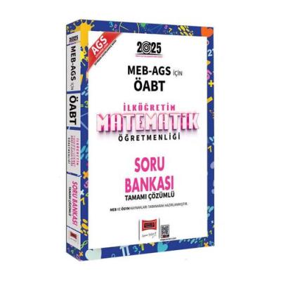 Yargı Yayınları 2025 MEB AGS ÖABT İlköğretim Matematik Öğretmenliği Tamamı Çözümlü Soru Bankası