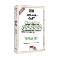 Yargı Yayınları 2025 MEB-AGS ÖABT Türk Dili ve Edebiyatı Öğretmenliği Yaprak Test