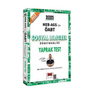 Yargı Yayınları 2025 MEB-AGS ÖABT Sosyal Bilgiler Öğretmenliği Yaprak Test