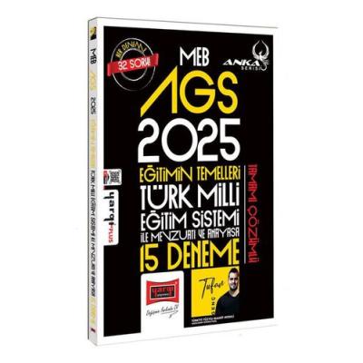 Yargı Yayınları 2025 MEB-AGS Anka Serisi Eğitimin Temelleri Türk Milli Eğitim Sistemi İle Mevzuatı ve Anayasa 15 Deneme