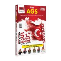 Yargı Yayınları 2025 MEB-AGS Referans Fasikül Fasikül Tek Kitap 5 Karma Deneme (Tamamı Çözümlü)