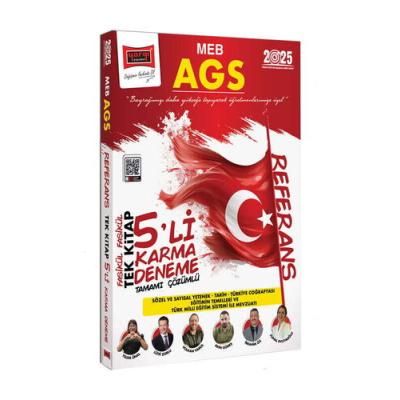 Yargı Yayınları 2025 MEB-AGS Referans Fasikül Fasikül Tek Kitap 5 Karma Deneme (Tamamı Çözümlü)