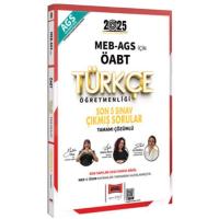 Yargı Yayınları 2025 MEB-AGS ÖABT Türkçe Öğretmenliği Son 5 Sınav Çıkmış Sorular