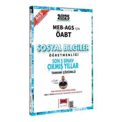 Yargı Yayınları 2025 MEB-AGS ÖABT Sosyal Bilgiler Öğretmenliği Son 5 Sınav Çıkmış Yıllar