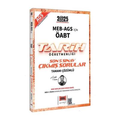 Yargı Yayınları 2025 MEB AGS ÖABT Tarih Öğretmenliği Son 5 Sınav Çıkmış Sorular